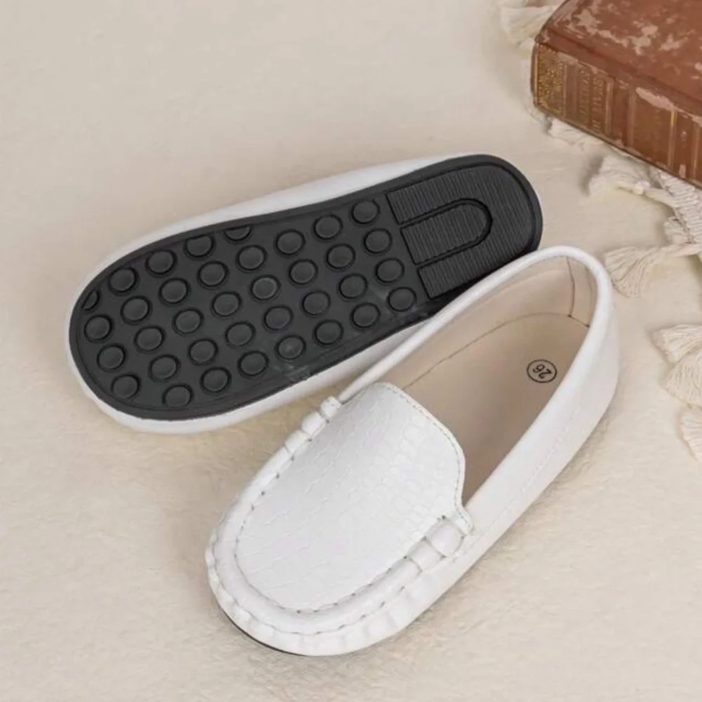 Toddler Little Kid Boys Girls Soft Slip-On Loafers Dress Flat Shoes